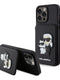 Karl Lagerfeld Karl+Choupette Saffiano Cardslots & Stand Case Θήκη Προστασίας Από Δερματίνη Με Υποδοχή Για Κάρτες Και Stand– Iphone 15 Pro Max (Black – Klhcp15Xsakcsck) – Θήκη για κινητό από το PhoneBazaar.gr
