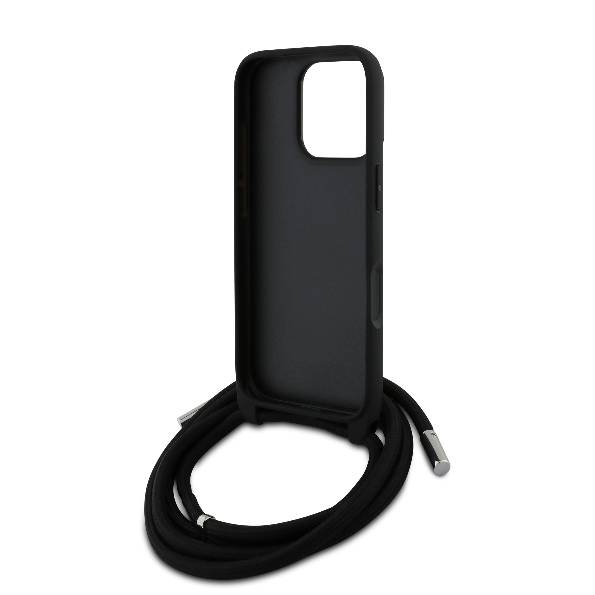 Karl Lagerfeld 3D Raised Round Logo Crossbody Case Θήκη προστασίας από σκληρό πλαστικό – iPhone 16 Pro (Μαύρο – KLHCP16L3DRKLCPCH)