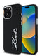 Karl Lagerfeld “Signature Metal Logo Collection” Hard Case Θήκη Προστασίας Από Σιλικόνη – Iphone 16 Pro (Μαύρο – Klhcp16Lscmsmvk) – Θήκη για κινητό από το PhoneBazaar.gr
