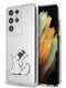 Karl Lagerfeld “Choupette Fun” Hard Case Θήκη Προστασίας Από Σιλικόνη – Samsung Galaxy S21 Ultra G998 (Διάφανη) – Θήκη για κινητό από το PhoneBazaar.gr