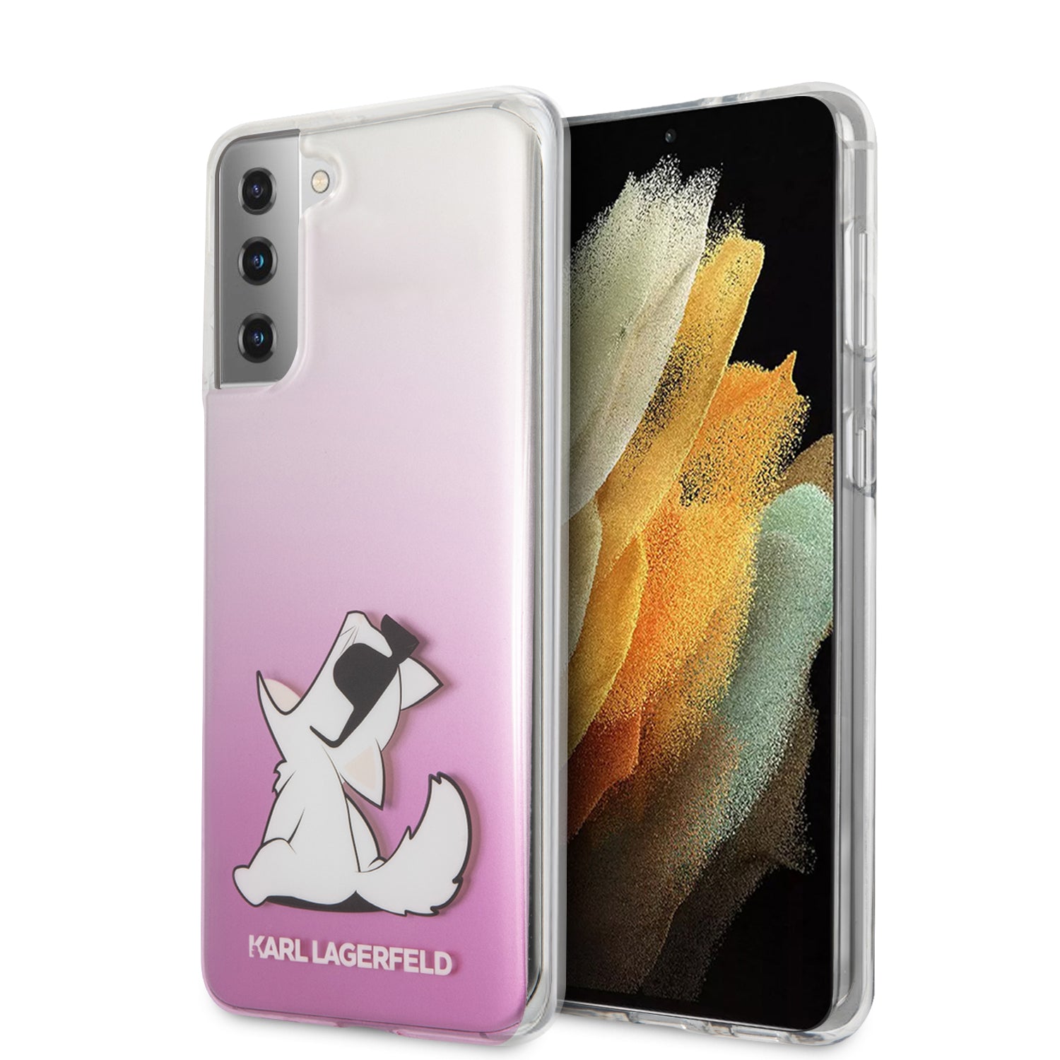 Karl Lagerfeld “Choupette Fun” Hard Case Θήκη Προστασίας Από Σιλικόνη – Samsung Galaxy S21 G991 (Pink) – Θήκη για κινητό από το PhoneBazaar.gr