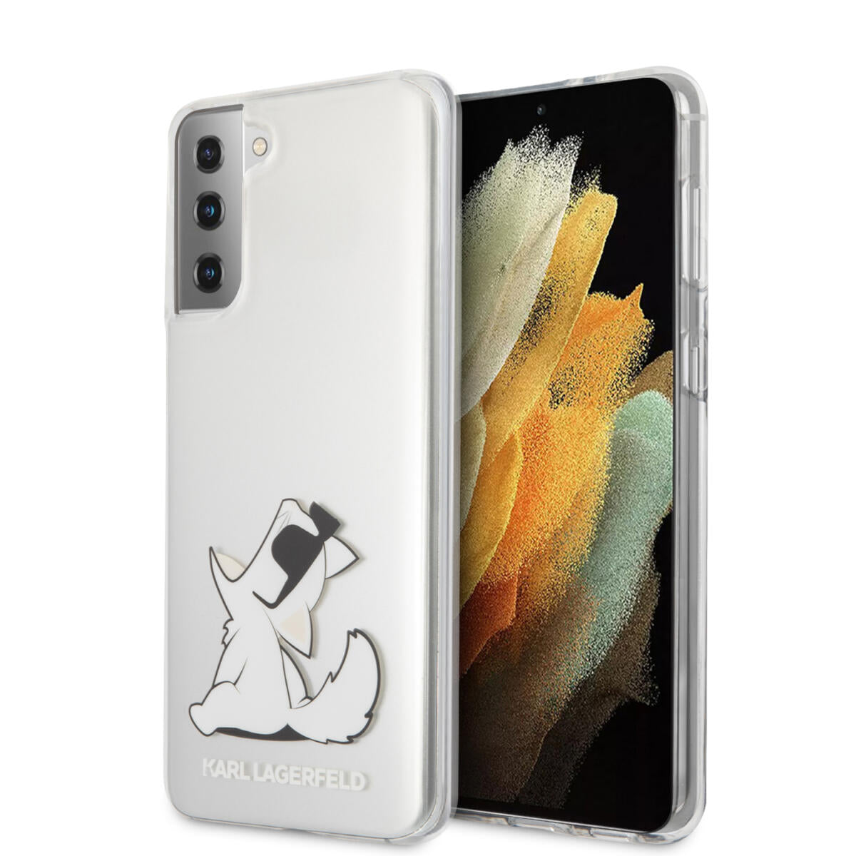 Karl Lagerfeld “Choupette Fun” Hard Case Θήκη Προστασίας Από Σιλικόνη – Samsung Galaxy S21 G991 (Clear) – Θήκη για κινητό από το PhoneBazaar.gr