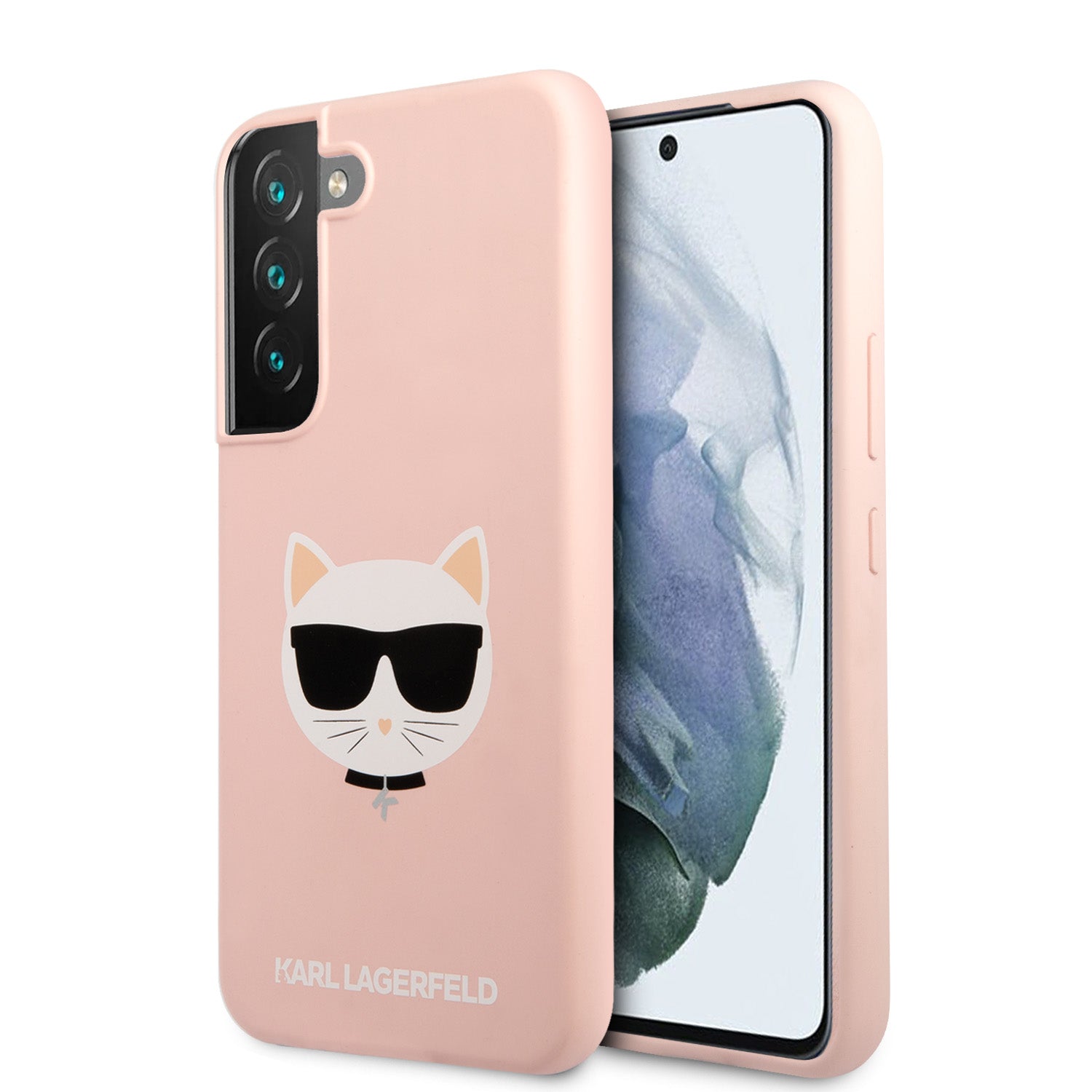 Karl Lagerfeld Saffiano Leather Hard Case Choupette'S Head Θήκη Προστασίας Από Σιλικόνη – Samsung Galaxy S22 Plus (Ροζ - Klhcs22Mslchpi) – Θήκη για κινητό από το PhoneBazaar.gr