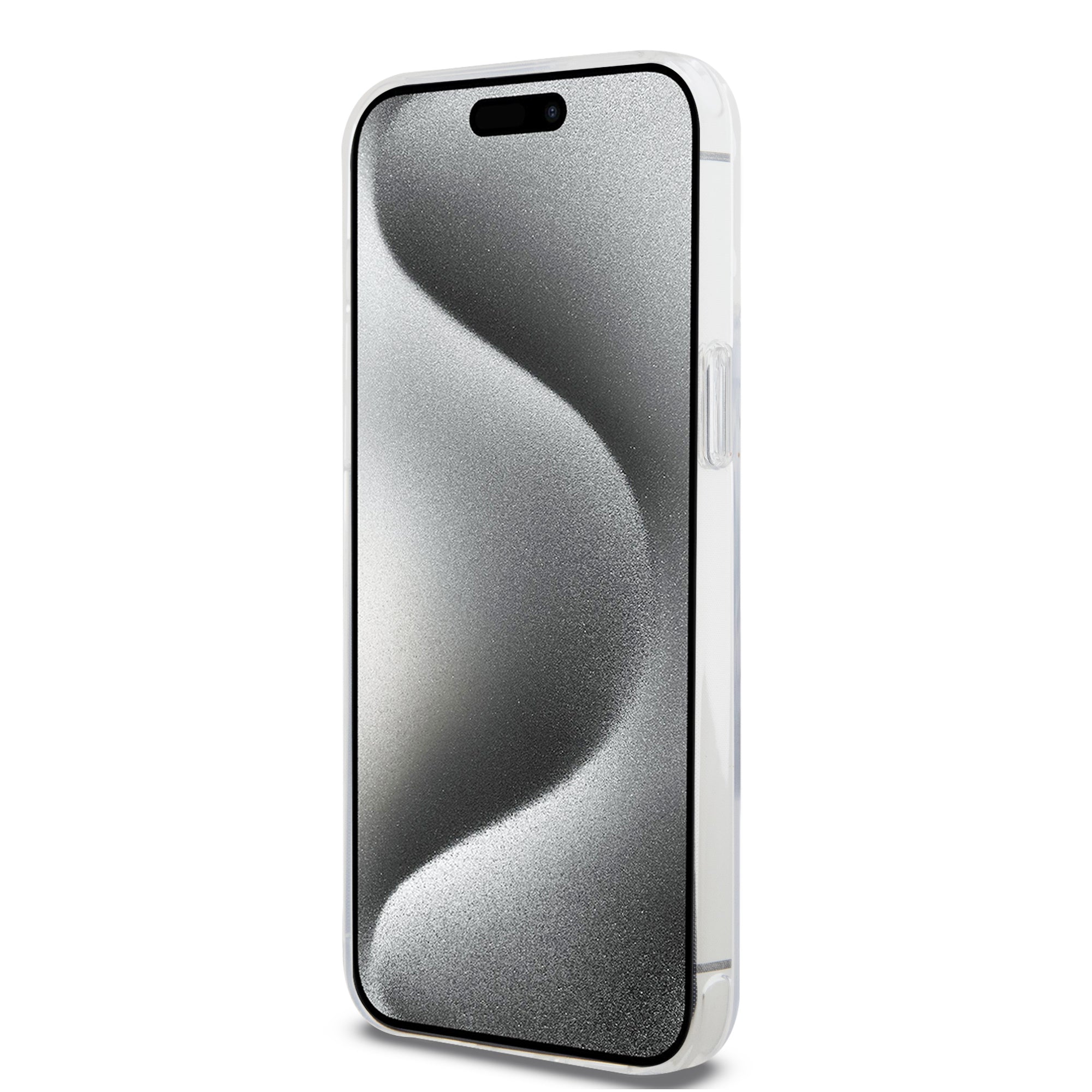 Karl Lagerfeld Magsafe Ringstand Case "Karl & Choupette's Head" Θήκη προστασίας από σκληρό πλαστικό για iPhone 15 Pro Max (Διάφανο – KLHMP15XHMRSKCH)