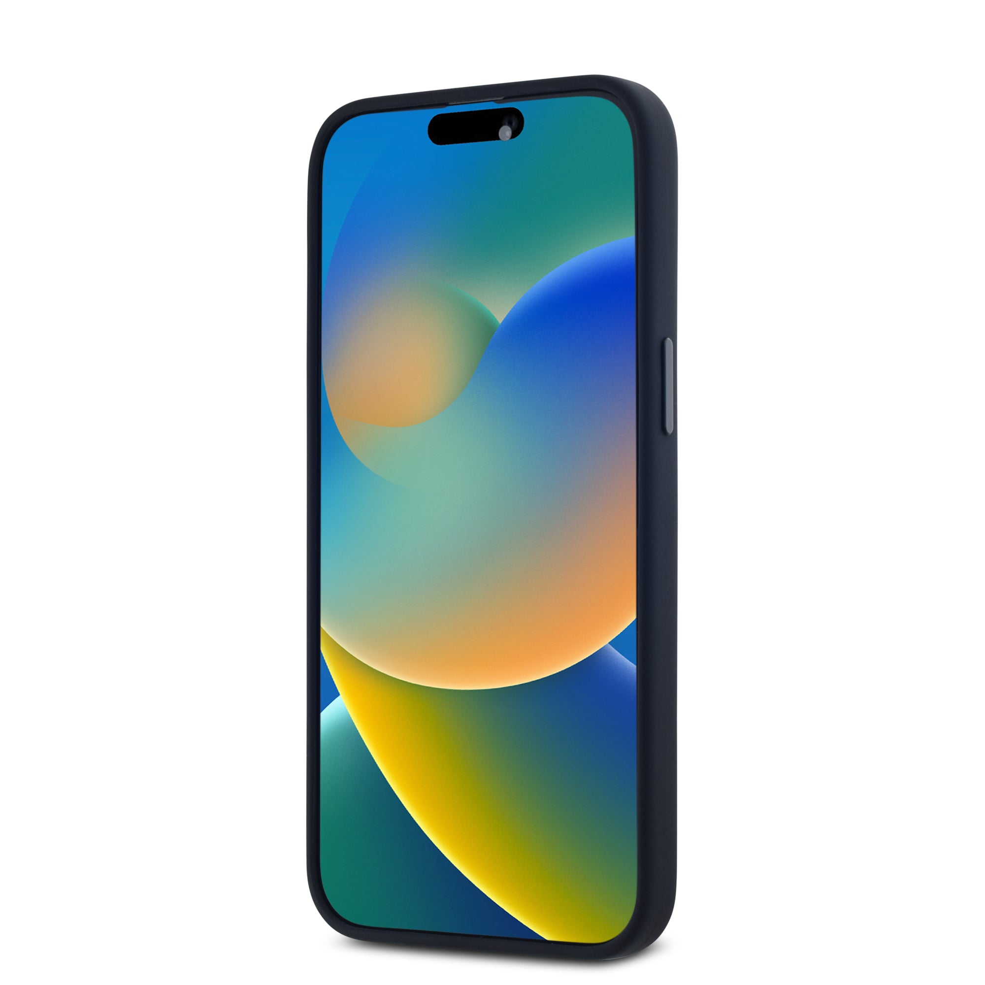 Karl Lagerfeld MagSafe Initial Metal Logo Silicone Case Θήκη προστασίας από σιλικόνη  – iPhone 15 Pro Max (Μαύρο – KLHMP15XSCMKMPCK)