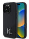 Karl Lagerfeld Magsafe Shadow Metal Initial Logo Silicone Case Θήκη Προστασίας Από Σιλικόνη  – Iphone 16 Pro (Μαύρο – Klhmp16Lscmkmpck) – Θήκη για κινητό από το PhoneBazaar.gr