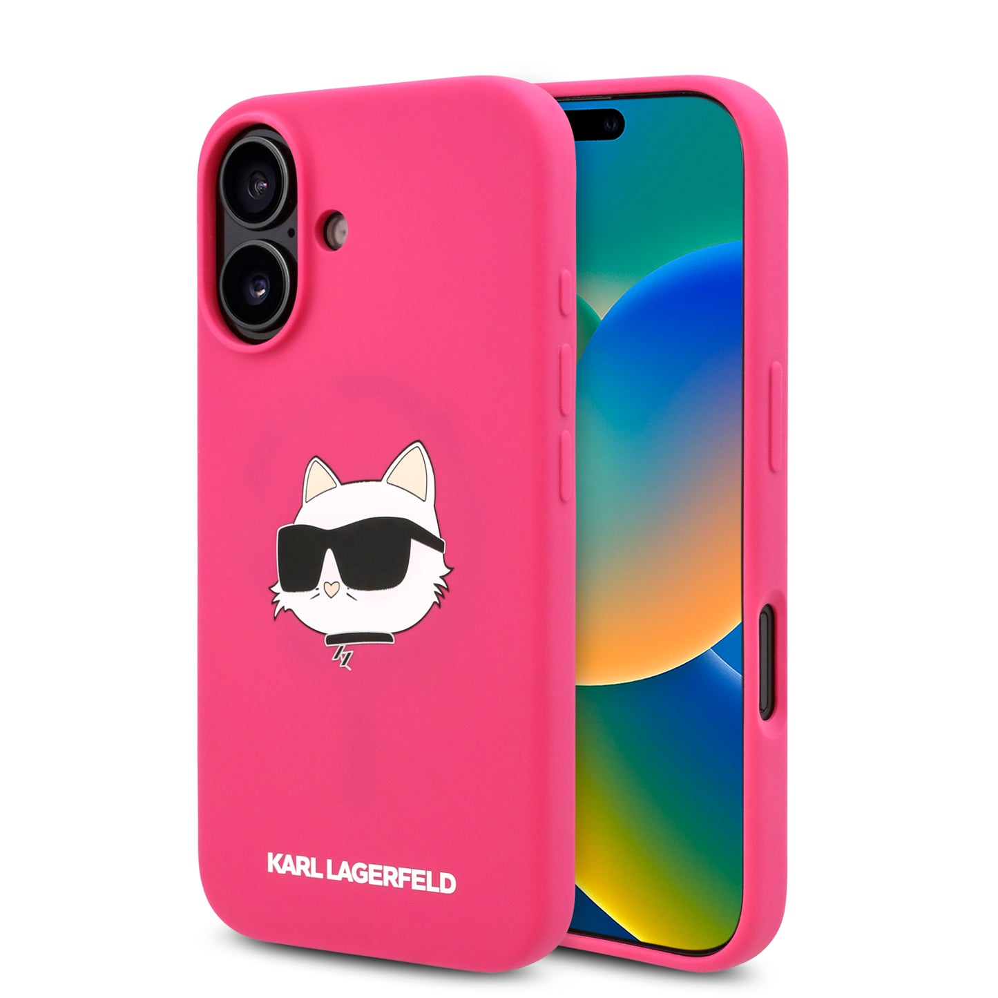 Karl Lagerfeld Magsafe Silicone Case "Choupette'S Head" Θήκη Προστασίας Από Σιλικόνη – Iphone 16 (Fuchsia – Klhmp16Sschpplf) – Θήκη για κινητό από το PhoneBazaar.gr