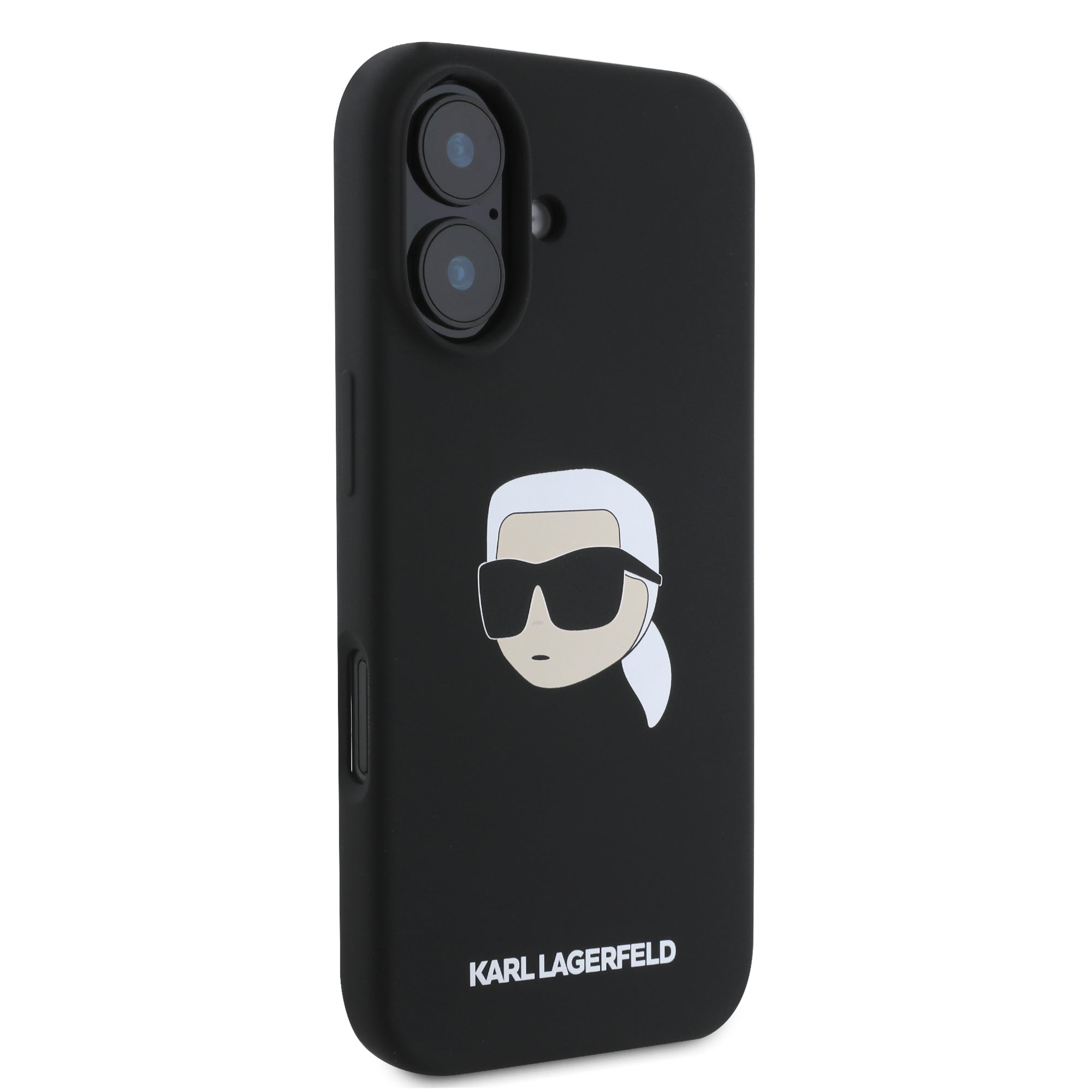 Karl Lagerfeld Magsafe Karl's Head Print Case Θήκη προστασίας από σιλικόνη – iPhone 16 (Μαύρο – KLHMP16SSKHPPLK)