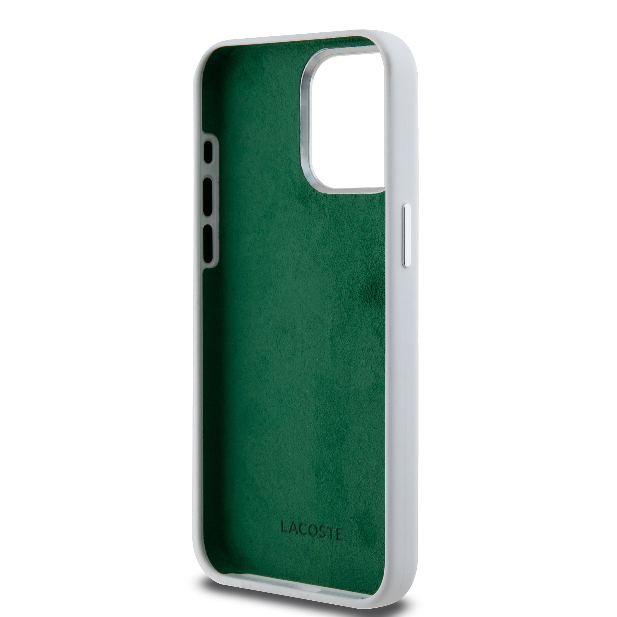 Lacoste Stripes Hard Case Θήκη προστασίας από Liquid σιλικόνη για iPhone 15 Pro Max (Πράσινο/Λευκό)