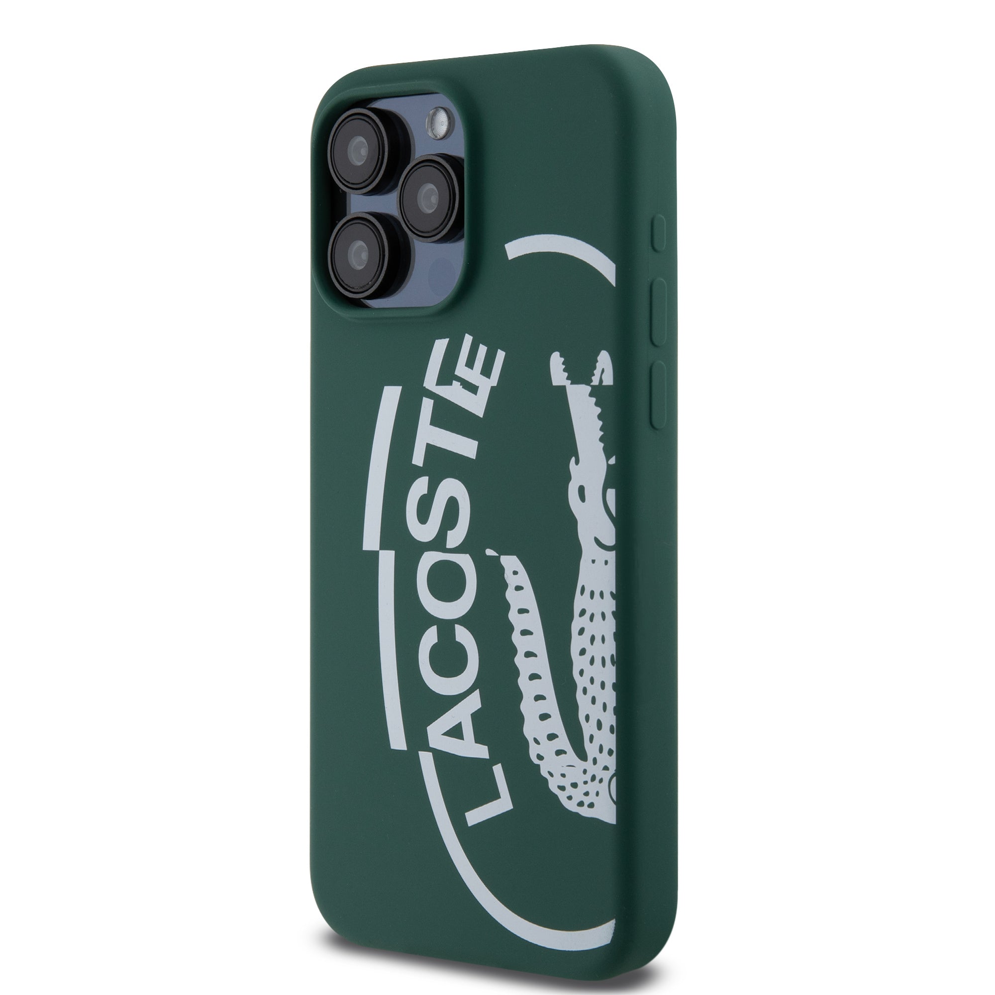 Lacoste Oval Logo Hard Case Θήκη προστασίας από Σιλικόνη για iPhone 15 Pro Max (Πράσινο/Λευκό)