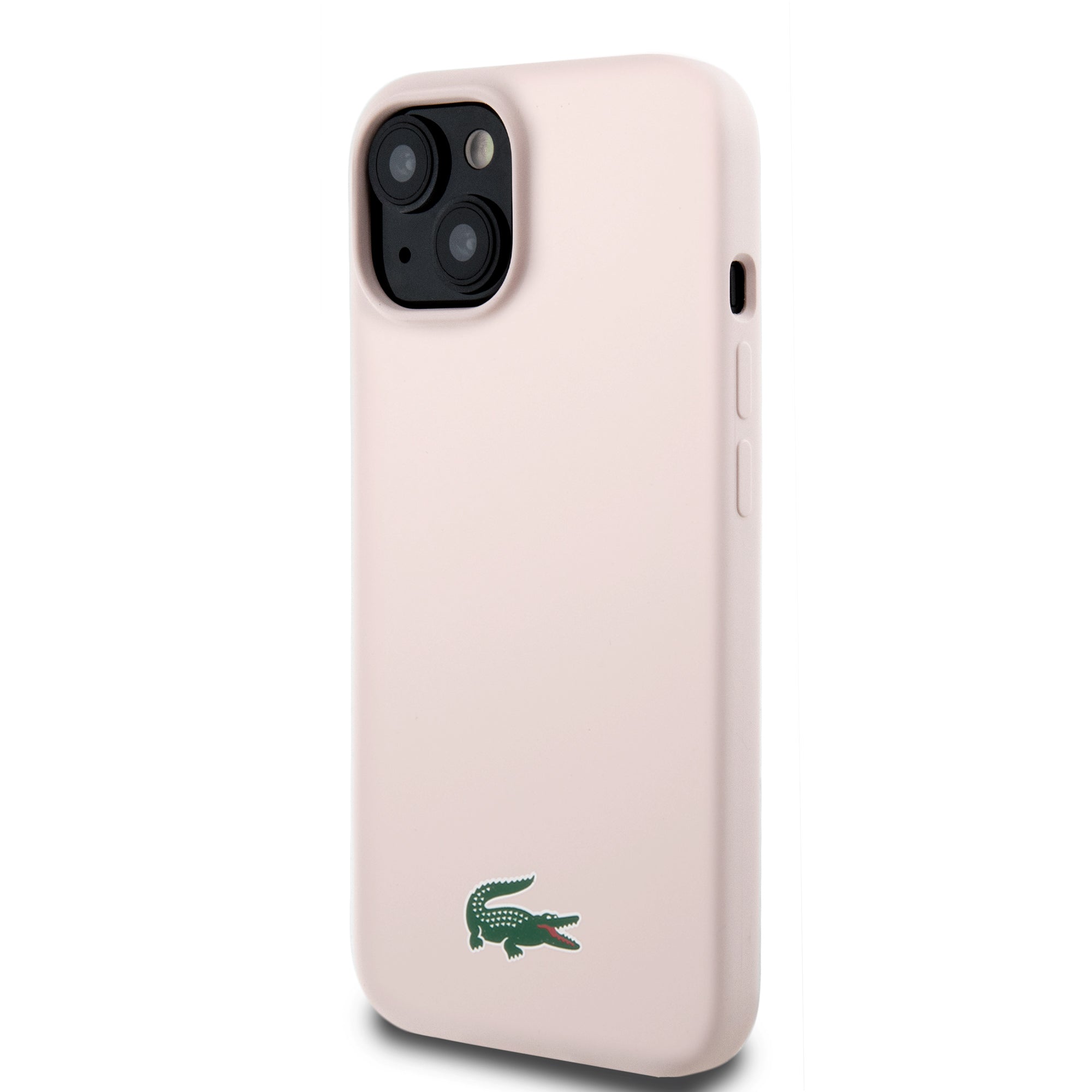 Lacoste Magsafe Croc Logo Hard Case Θήκη προστασίας από Σιλικόνη για iPhone 15 (Ροζ)