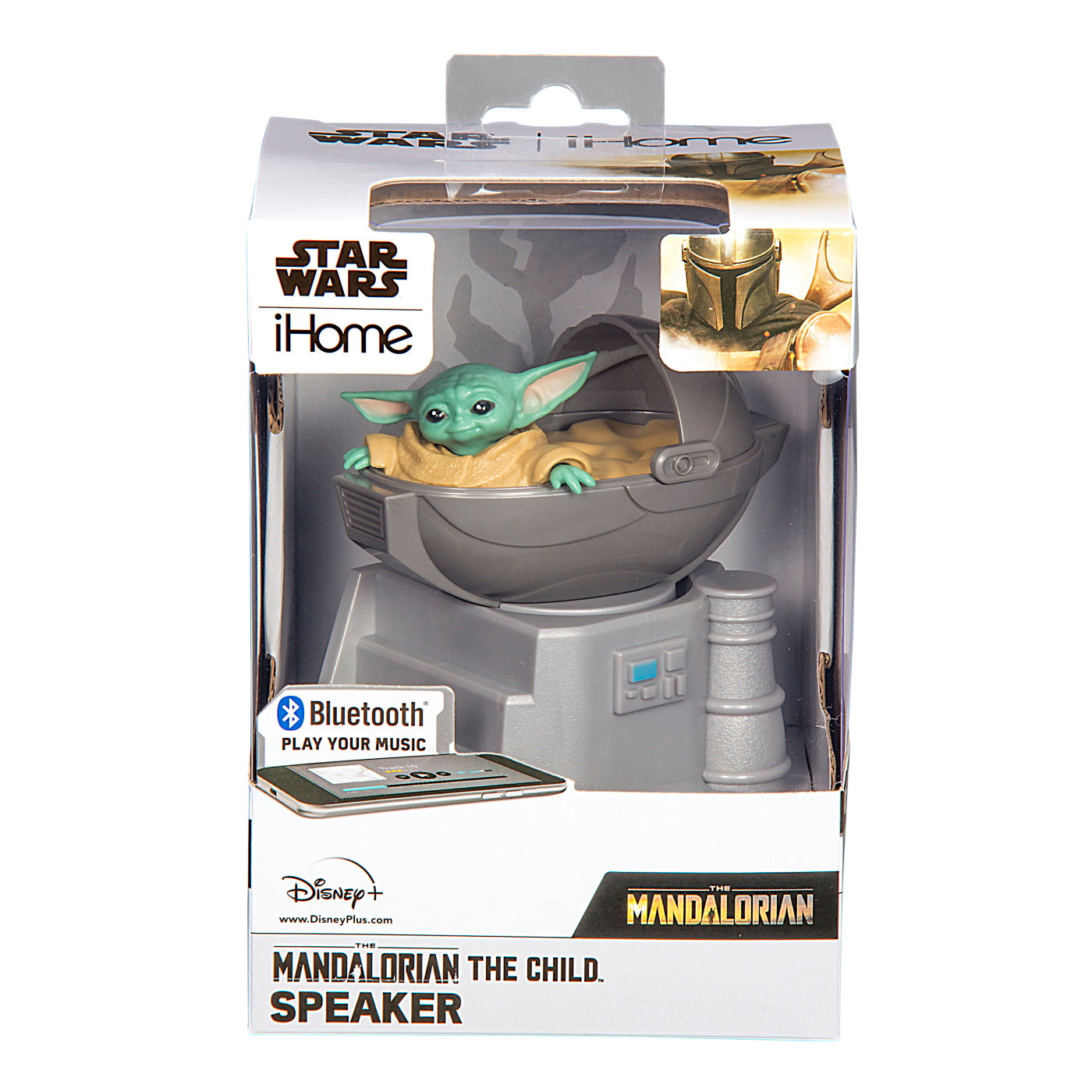 eKids Star Wars : The Child (The Mandalorian) Φορητό ηχείο Bluetooth (Ασημί)