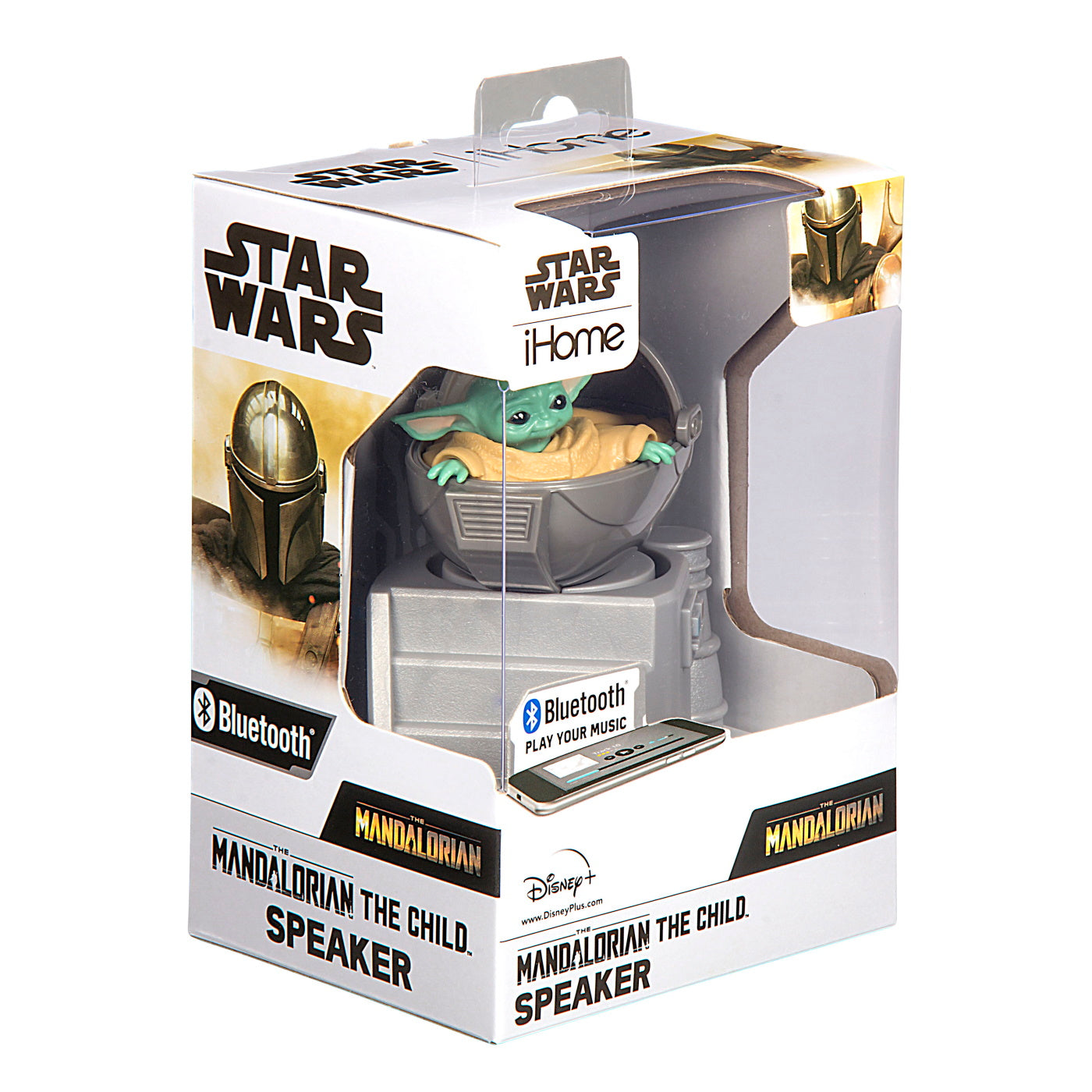 eKids Star Wars : The Child (The Mandalorian) Φορητό ηχείο Bluetooth (Ασημί)