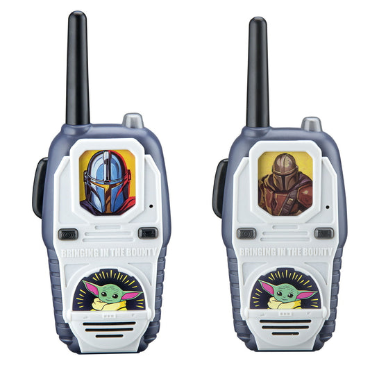 Ekids Mandalorian Walkie Talkies Για Παιδιά & Ενήλικες Με Ενσωματωμένο Μεγάφωνο Και Εμβέλεια 150 Μέτρων (Md-212) (Γκρι/Μπλε) – Θήκη για κινητό από το PhoneBazaar.gr