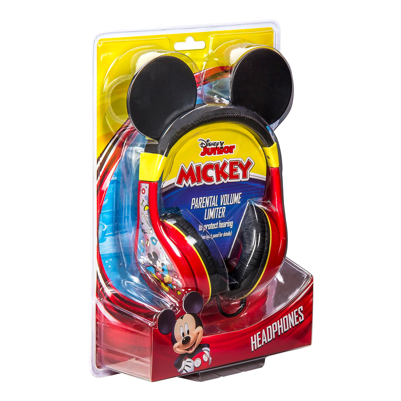 eKids Mickey Mouse Ενσύρματα Ακουστικά με ασφαλή μέγιστη ένταση ήχου για παιδιά και εφήβους (MK-140) (Κόκκινο/Κίτρινο/Μαύρο)