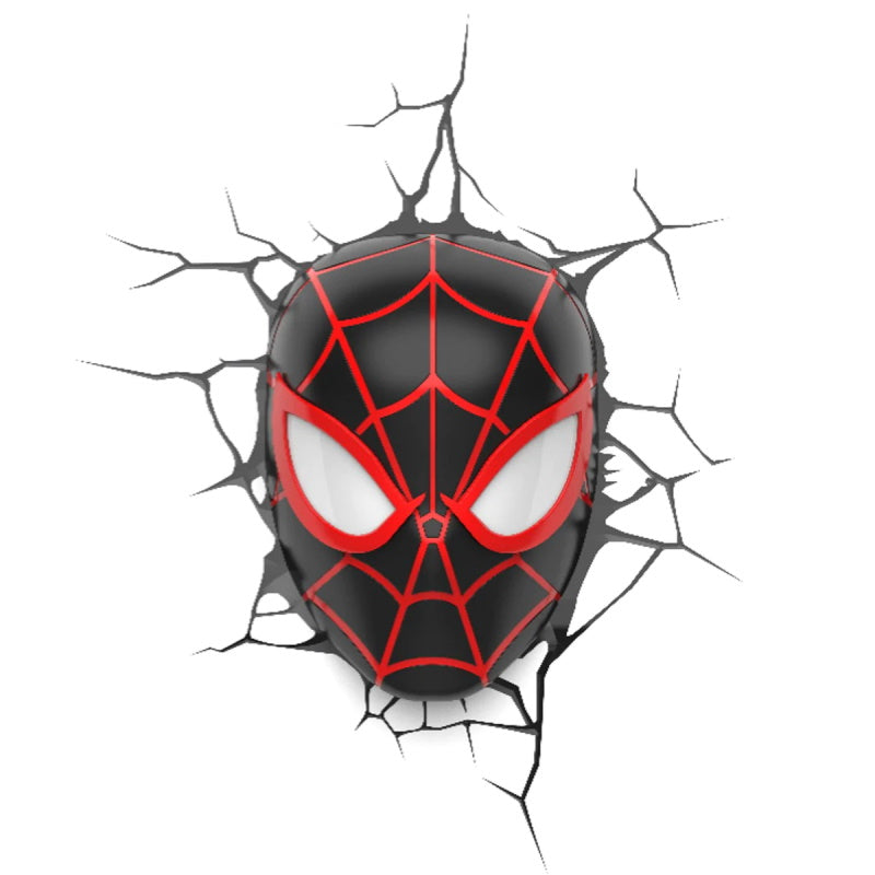 3D Light Fx – 3Dl – Marvel Spiderman Miles Morales Face – Θήκη για κινητό από το PhoneBazaar.gr