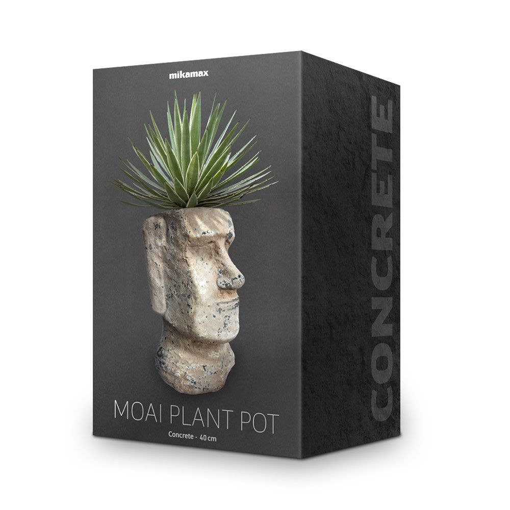Γλάστρα Moai – Εντυπωσιακή Προσθήκη Για Το Σπίτι Και Τον Κήπο Σας – Θήκη για κινητό από το PhoneBazaar.gr