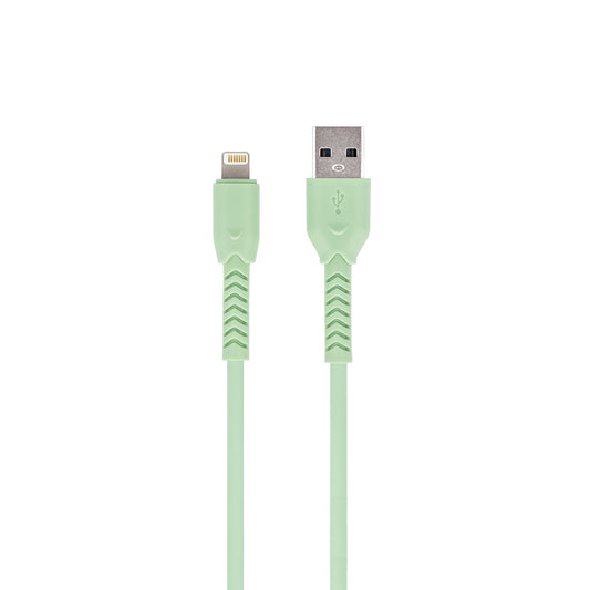 Maxlife Mxuc-04 Καλώδιο Φόρτισης Και Μεταφοράς Δεδομένων Από Usb Σε Lightning 1 Μέτρου 3A – Πράσινο – Θήκη για κινητό από το PhoneBazaar.gr