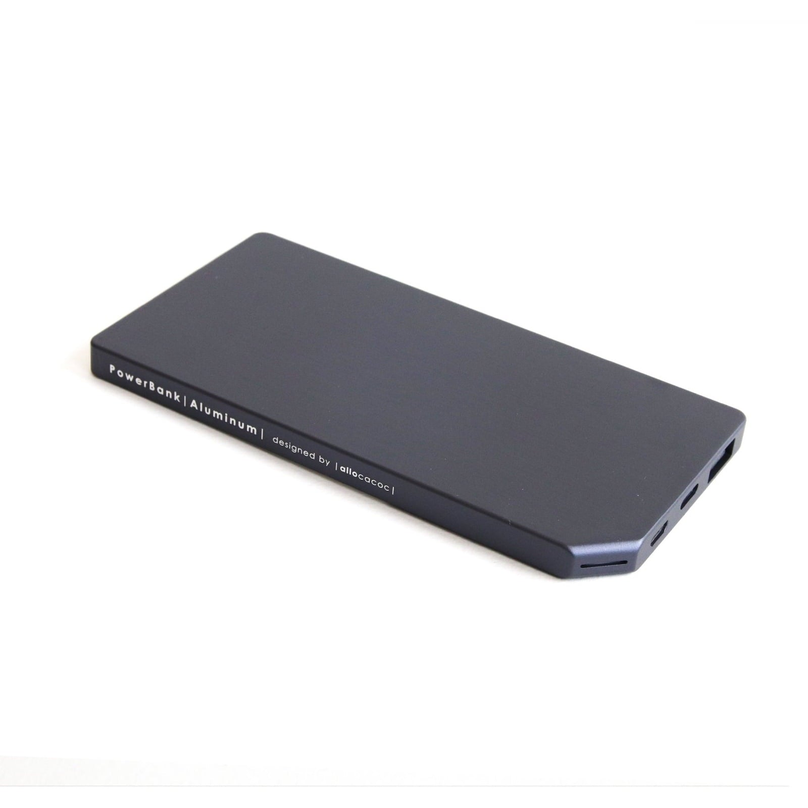 Designnest Powerbank |Slim| Aluminium 5.000Mah Microusb/Lightning - Space Grey – Θήκη για κινητό από το PhoneBazaar.gr