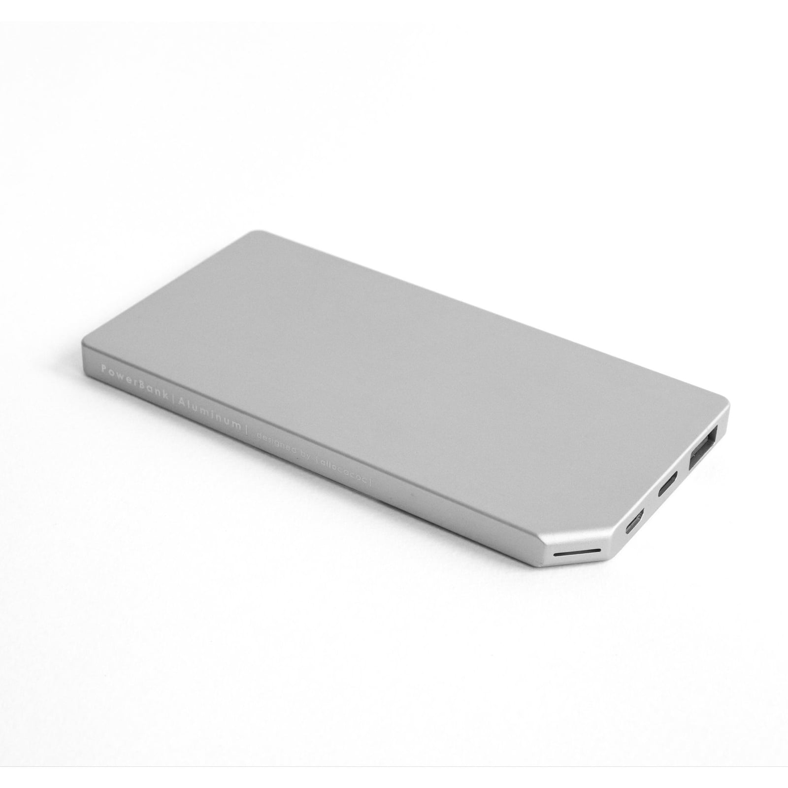Designnest Powerbank |Slim| Aluminium 5.000Mah Microusb/Lightning - Ασημί – Θήκη για κινητό από το PhoneBazaar.gr