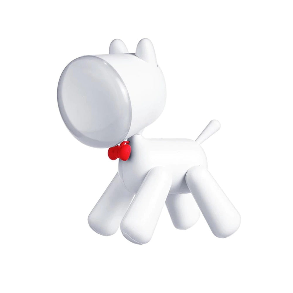 Designnest® Puppylamp |Janpim| Επιτραπέζια Λάμπα Αστείο Κουτάβι Με Διακόπτη Στη Ουρά Του (Λευκό) – Θήκη για κινητό από το PhoneBazaar.gr