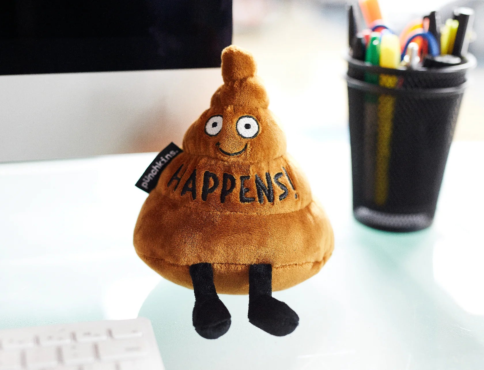 Punchkins Plush Τουρτίτσα Λούτρινο – "Sh*t Happens!"