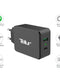 Tellur Dual Usb Wall Charger Quick Charge 3.0 6A Φορτιστής Δύο Θυρών (Usb-C + Qc3.0), Σε Μαύρο Χρώμα – Θήκη για κινητό από το PhoneBazaar.gr