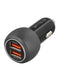 Tellur Dual Usb Car Charger With Quickcharge 3.0 / 6A Φορτιστής Αυτοκινήτου Δύο Υποδοχών 36W – Θήκη για κινητό από το PhoneBazaar.gr
