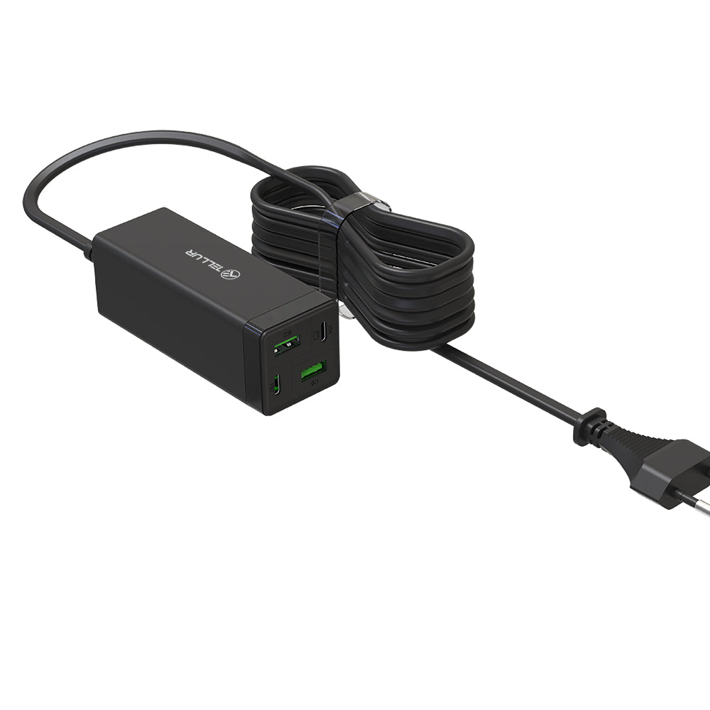 Tellur Universal (Eu/Uk/Us) Ac Charger Pdhc2 Με Υποστήριξη Quick Charge 3.0 Φορτιστής Τεσσάρων Θυρών (2Xpowerdelivery + 2X Quick Charge 3.0), Σε Μαύρο Χρώμα – Θήκη για κινητό από το PhoneBazaar.gr