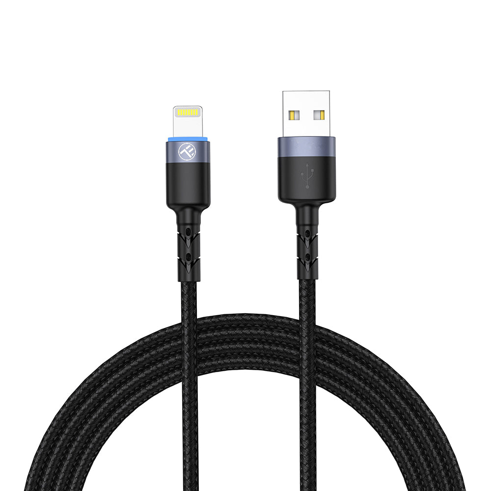 Tellur Data Cable Usb To Lightning With Led Light, 1.2M, Black – Θήκη για κινητό από το PhoneBazaar.gr