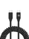 Καλώδιο Φόρτισης Και Δεδομένων Tellur Usb-C Σε Usb-C Pd60W – Επεκτάσιμο Έως 1,8 Μέτρα Σε Μαύρο Χρώμα – Θήκη για κινητό από το PhoneBazaar.gr