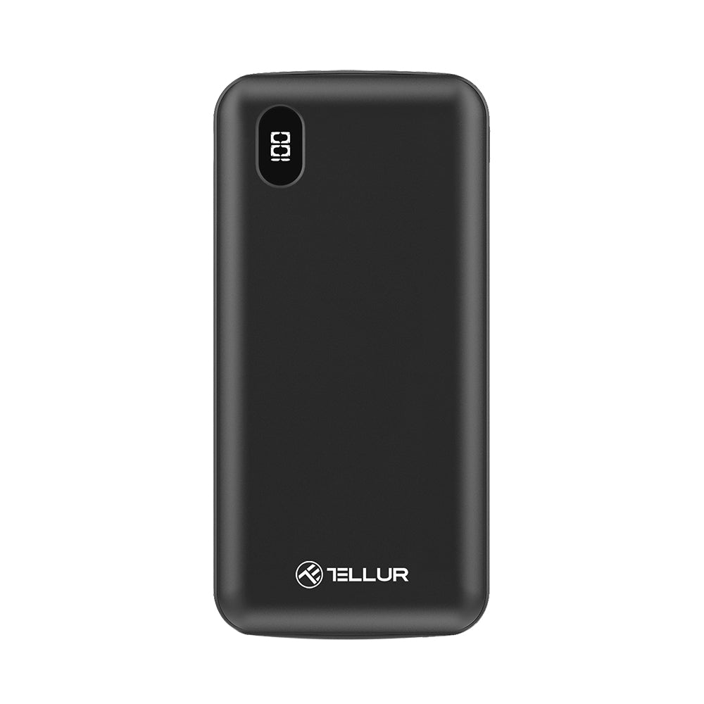 Tellur Powerbank Pd100 10.000Mah Σε Μαύρο Χρώμα Με 2X Usb, 1Xusb-C (Tll158231) – Θήκη για κινητό από το PhoneBazaar.gr