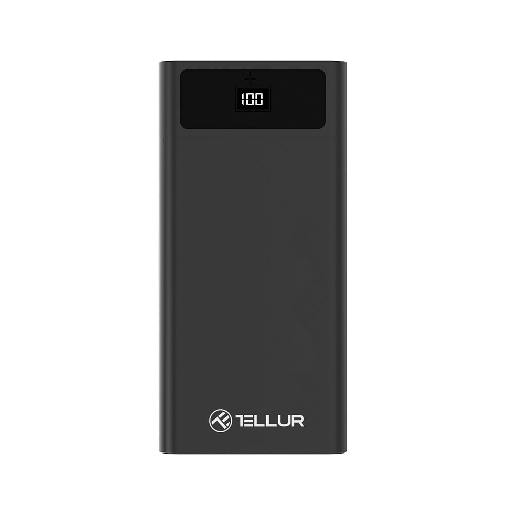 Tellur Powerbank Pd200 20.000Mah Σε Μαύρο Χρώμα Με 2X Usb, 1Xusb-C (Tll158241) – Θήκη για κινητό από το PhoneBazaar.gr