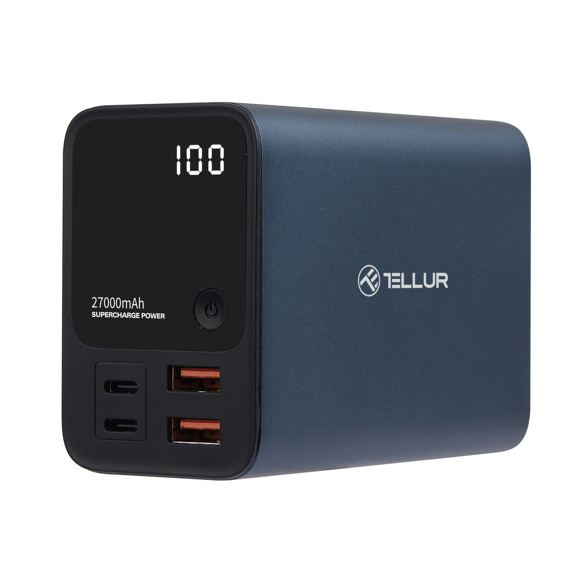 Tellur Ultra Pro Powerbank Pd903 27.000Mah Σε Μπλε Χρώμα Με 2Xusb-A & 2Xusb-C Θύρες Φόρτισης (Tll158391) – Θήκη για κινητό από το PhoneBazaar.gr