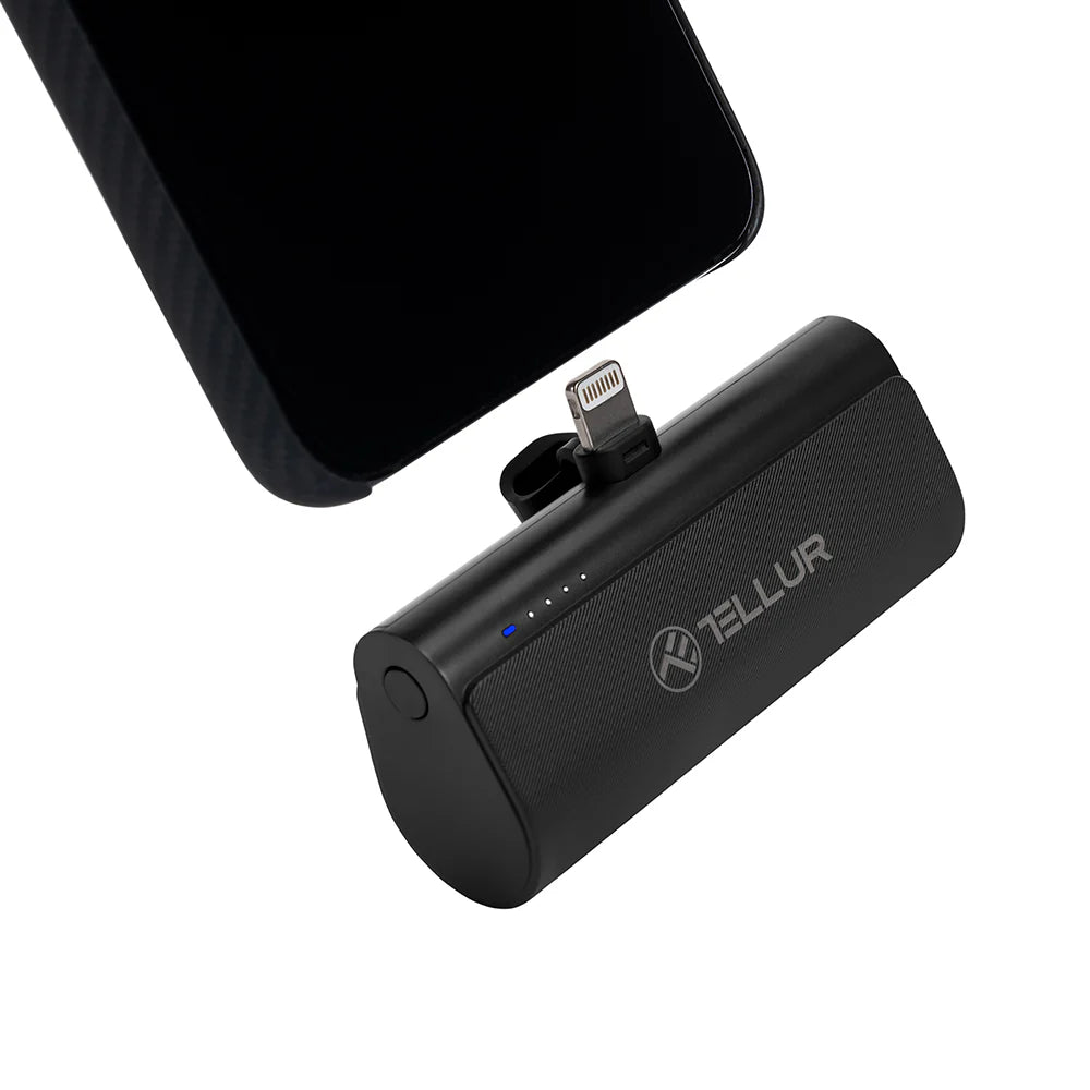 Tellur  Power Bank Pd203 5000Mah, Lightning Pd20W Σε Μαύρο Χρώμα (Tll158421) – Θήκη για κινητό από το PhoneBazaar.gr