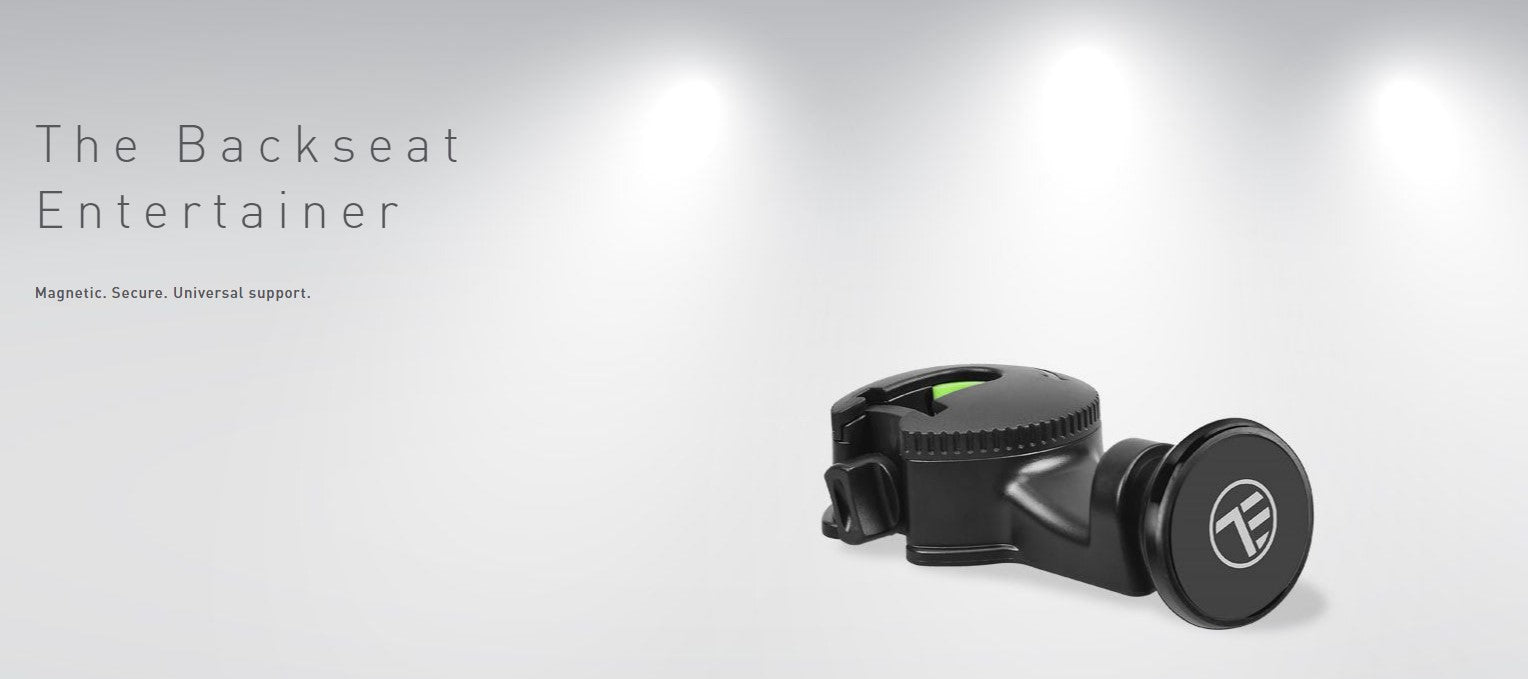 Tellur Phone Headrest Magnetic Car Holder Μαγνητική βάση στήριξης Smartphone προσκεφάλων αυτοκινήτου (Black - TLL171072)