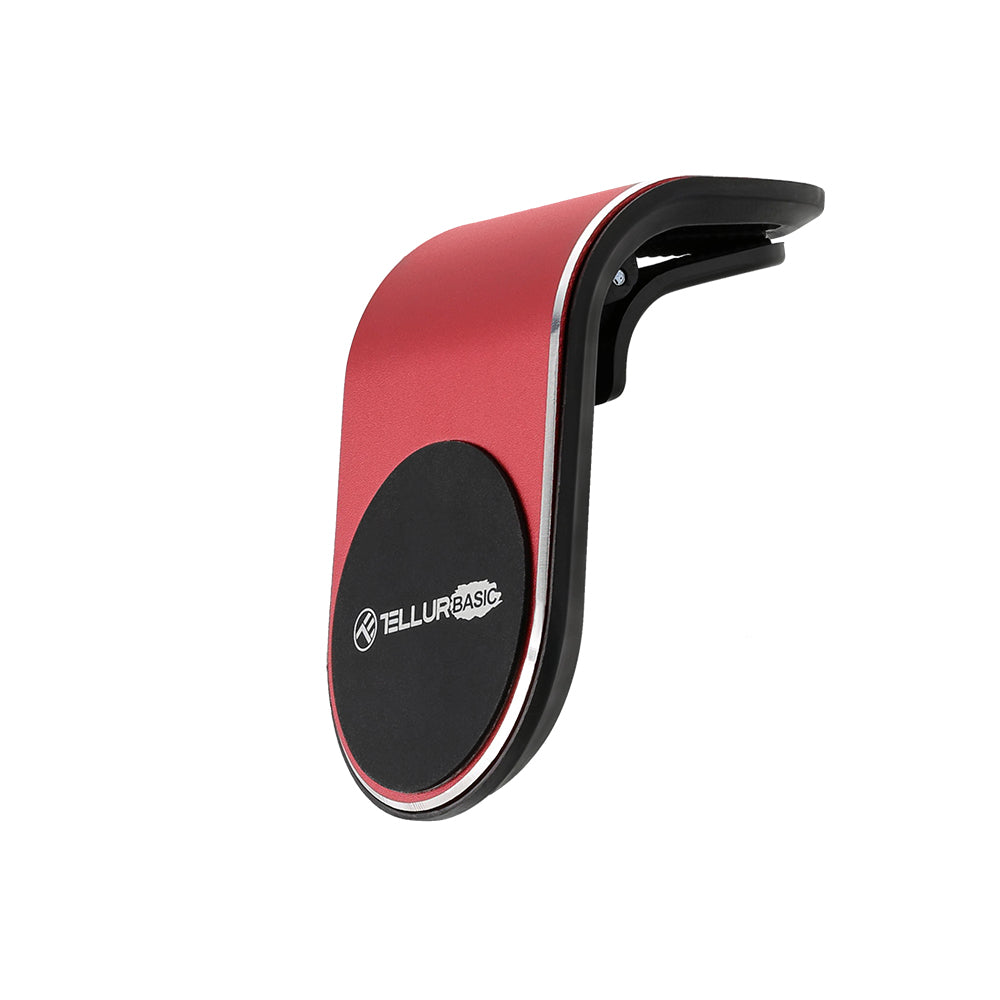 Tellur Magnetic Phone Holder For Car Air Vent Μαγνητική Βάση Στήριξης Smartphone Αεραγωγών Αυτοκινήτου (Red/Black) – Θήκη για κινητό από το PhoneBazaar.gr