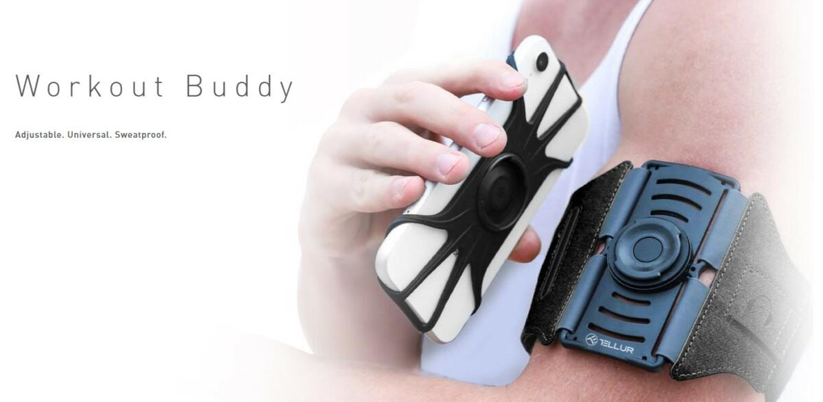 Tellur A100 Αθλητική θήκη μπράτσου Smartphone 4,0″- 6,5″ σε μαύρο χρώμα – TLL191031