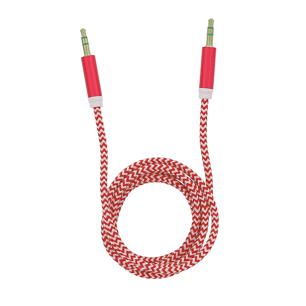 Tellur Auxiliary Audio Cable Στερεοφωνικό Καλώδιο Ήχου Αρσενικό/Αρσενικό Μήκους 1 Μέτρου Σε Κόκκινο – Θήκη για κινητό από το PhoneBazaar.gr