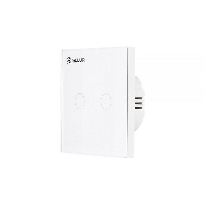 Tellur Wifi Switch 2 Ports 1800W 10A Έξυπνος Διακόπτης Wifi 2 Θυρών Σε Λευκό (Tll331051) – Θήκη για κινητό από το PhoneBazaar.gr