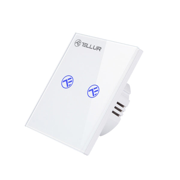 Tellur Wifi Switch 2 Ports 1800W Έξυπνος Διακόπτης Wifi 2 Θυρών Σε Λευκό (Tll331491) – Θήκη για κινητό από το PhoneBazaar.gr