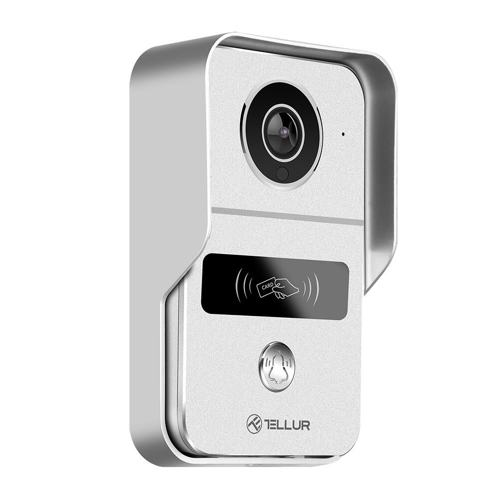 Tellur Smart Wifi Video Doorbell 1080P Ασύρματο Κουδούνι Πόρτας Με Κάμερα & Wi-Fi Σε Ασημί Χρώμα Fullhd (Tll331511) – Θήκη για κινητό από το PhoneBazaar.gr