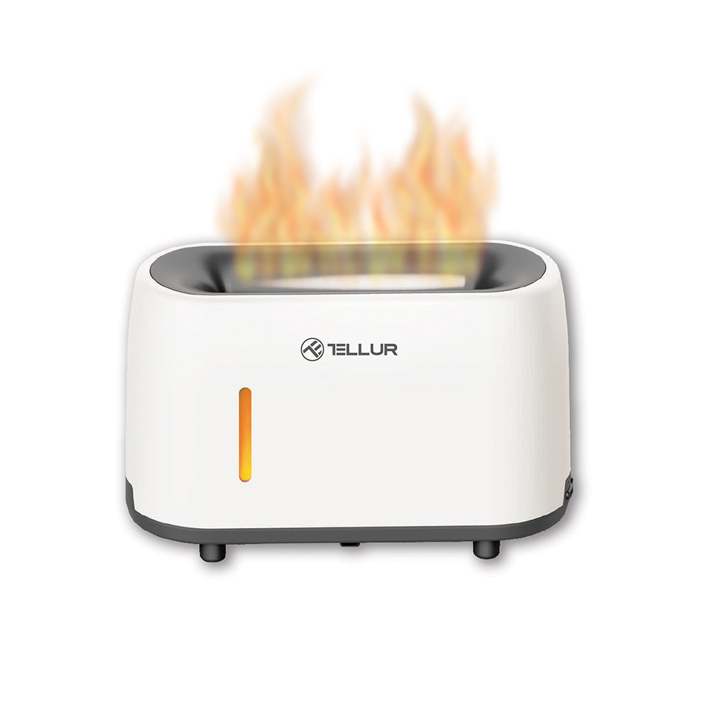 Tellur Flame Aroma Diffuser Ηλεκτρονικός Υγραντήρας Τηλεχειριζόμενος Σε Λευκό Χρώμα (Tll441121) – Θήκη για κινητό από το PhoneBazaar.gr