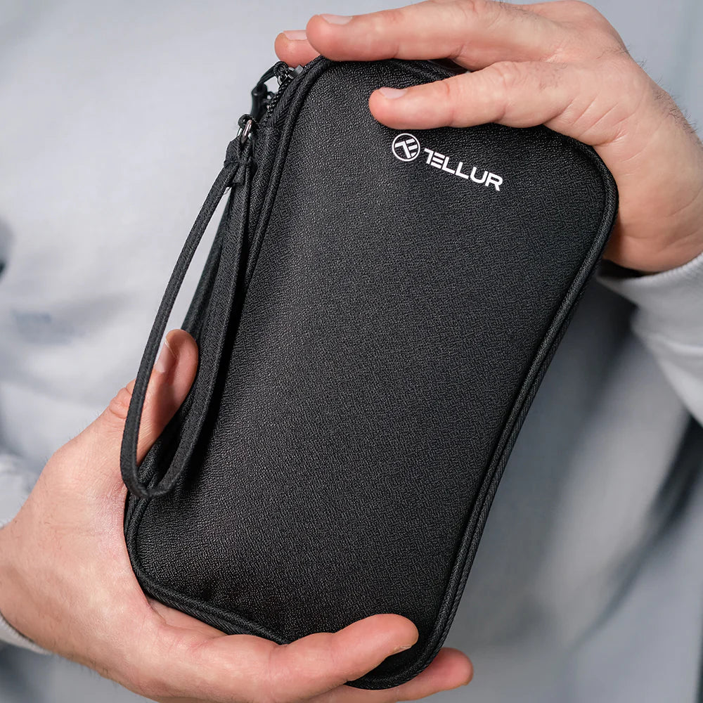 Tellur Universal Travel Cable Organizer- Τσάντα οργάνωσης Ταξιδιου σε Μαύρο χρώμα (TLL193011)