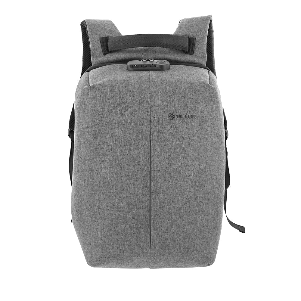 Tellur Anti-Theft V2 Αδιάβροχο Backpack Με Θήκη Για Laptop Έως 15,6" – Grey (Tll611232) – Θήκη για κινητό από το PhoneBazaar.gr