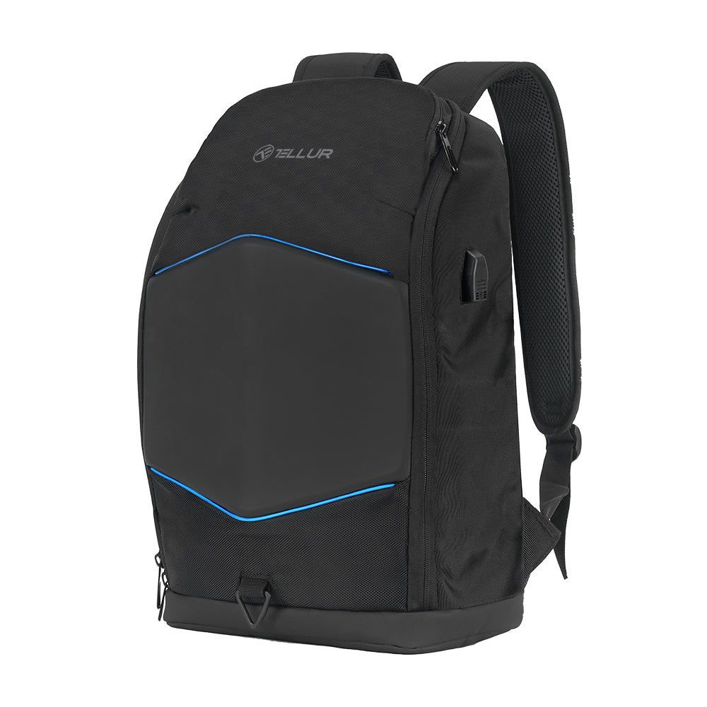 Tellur Glowpack Laptop Backpack Ευρύχωρο Backpack Με Led Λωρίδες Φωτισμού Και Θήκη Για Laptop Έως 15,6" – Black (Tll611282) – Θήκη για κινητό από το PhoneBazaar.gr