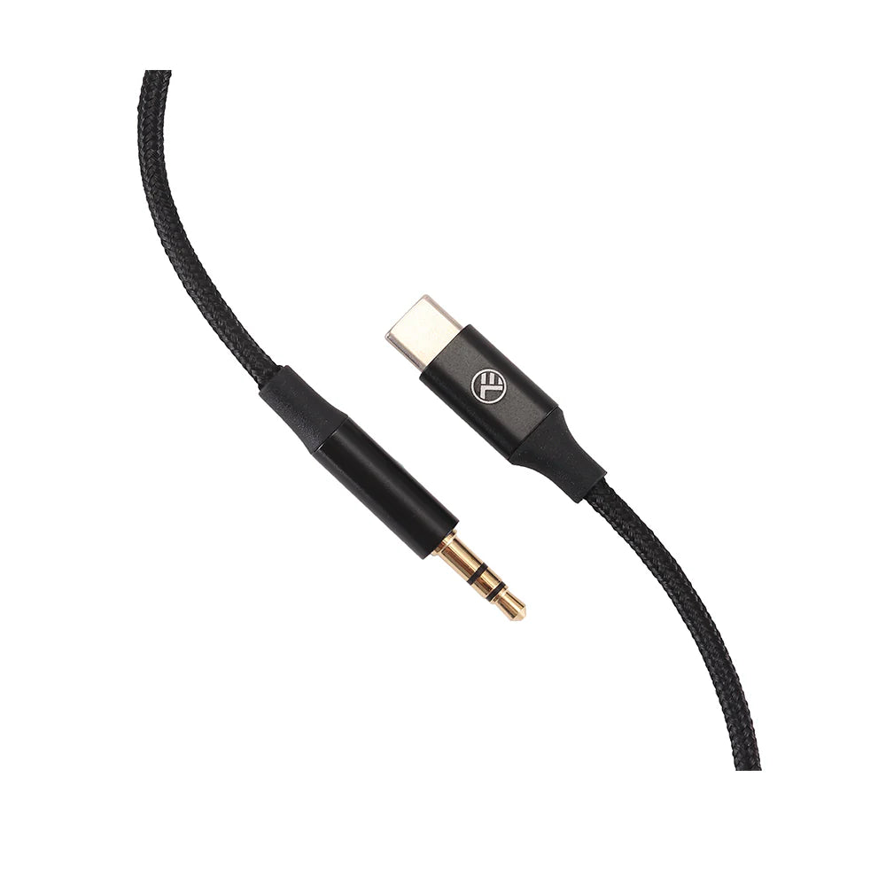 Tellur - USB-C to 3.5mm Audio Cable - Black - Καλώδιο ήχου USB-C σε υποδοχή 3,5 mm, 1 μέτρου