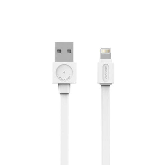 Designnest Usbcable |Flat| Lightning Mfi Καλώδιο Φόρτισης Και Μεταφοράς Δεδομένων (1,5 Μέτρο - Λευκό) – Θήκη για κινητό από το PhoneBazaar.gr