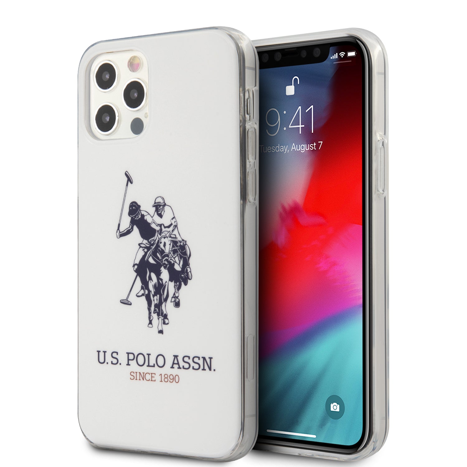 U.S. Polo Assn. “Horse Logo Collection” Ανθεκτική Θήκη Προστασίας Από Πολυκαρβονικό – Iphone 12 Pro Max (White/Clear – Ushcp12Ltpuhrwh) – Θήκη για κινητό από το PhoneBazaar.gr