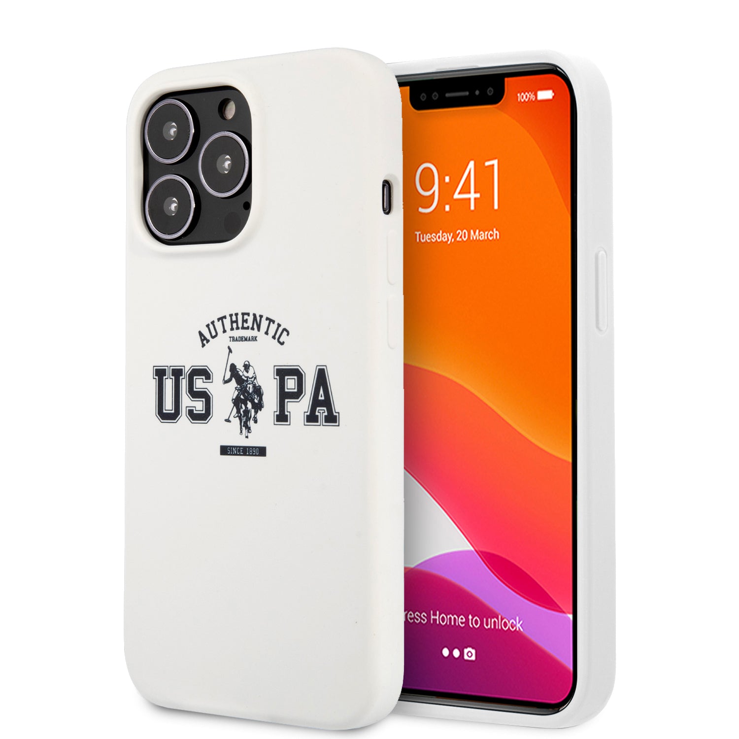 U.S. Polo Assn. “Authentic Logo Collection” Θήκη Προστασίας Από Σιλικόνη – Iphone 13 Pro (Λευκό – Ushcp13Lsath) – Θήκη για κινητό από το PhoneBazaar.gr